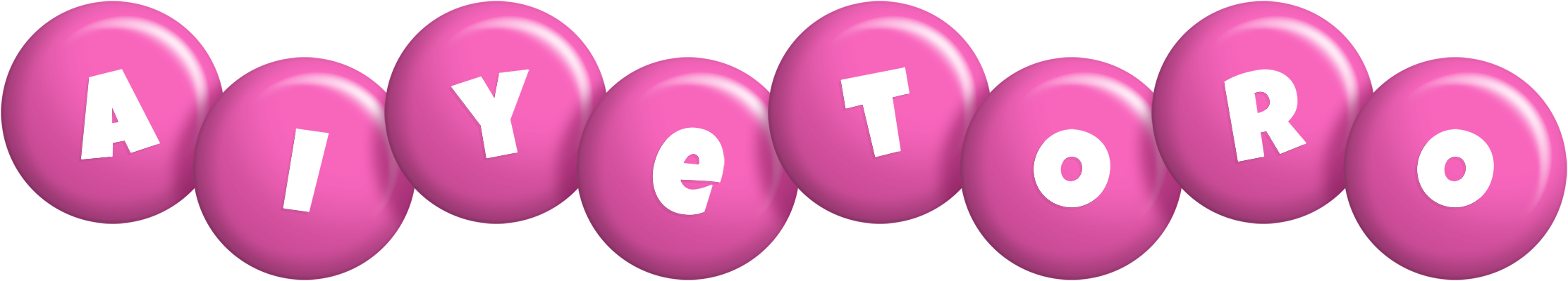 Aiyetoro candy-pink logo