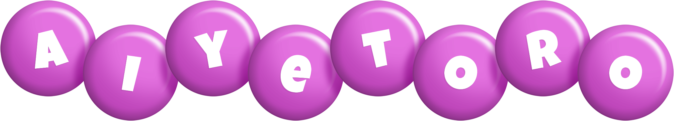 Aiyetoro candy-purple logo