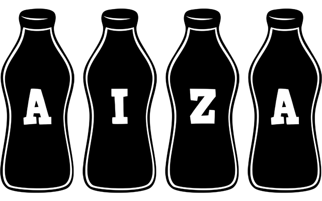 Aiza bottle logo