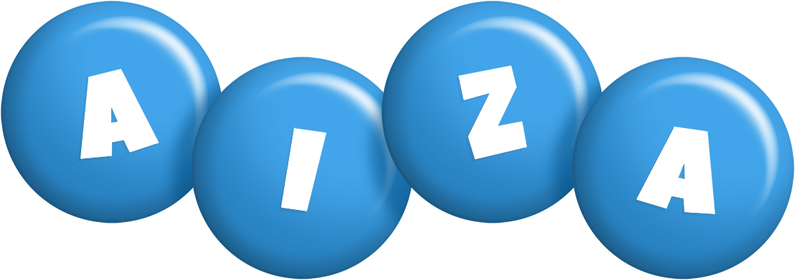 Aiza candy-blue logo