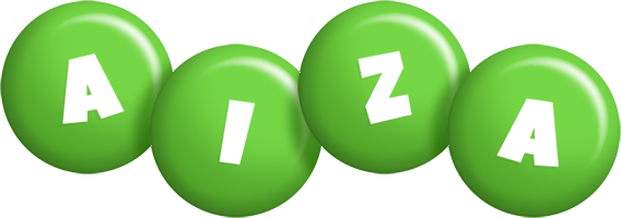 Aiza candy-green logo