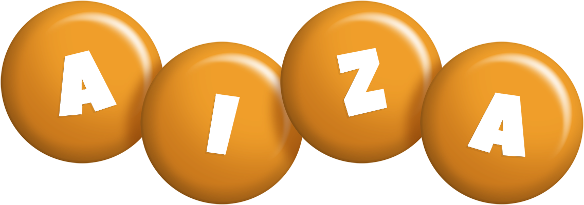 Aiza candy-orange logo