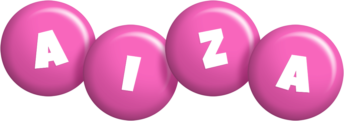 Aiza candy-pink logo