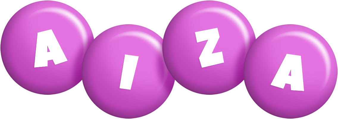Aiza candy-purple logo