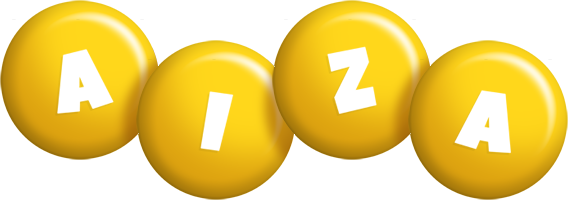 Aiza candy-yellow logo