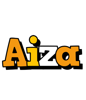 Aiza cartoon logo