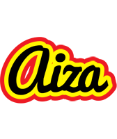 Aiza flaming logo