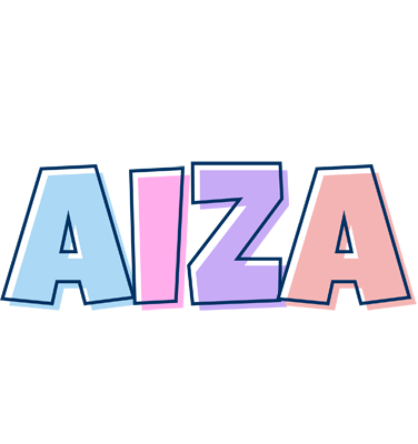 Aiza pastel logo