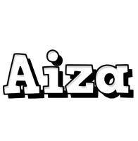 Aiza snowing logo