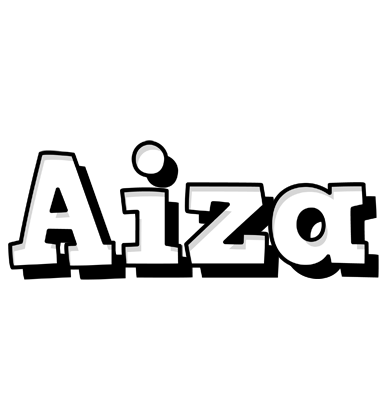 Aiza snowing logo