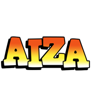 Aiza sunset logo