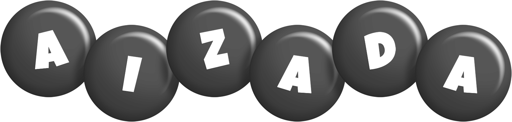 Aizada candy-black logo