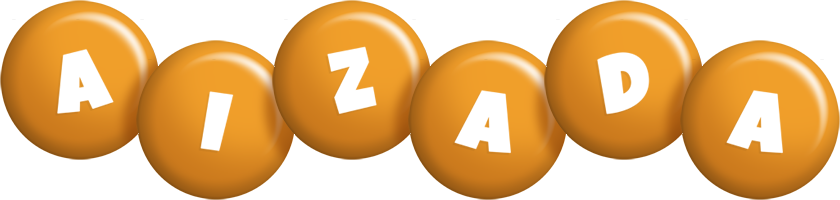 Aizada candy-orange logo