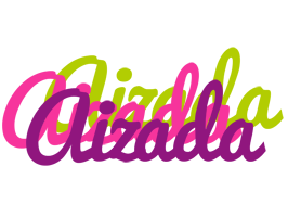 Aizada flowers logo
