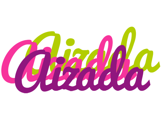 Aizada flowers logo