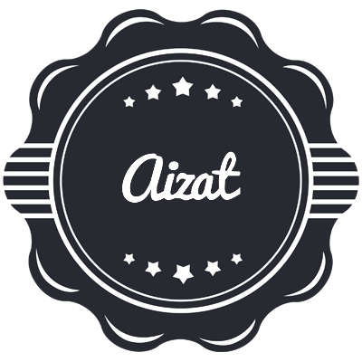 Aizat badge logo