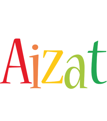 Aizat birthday logo