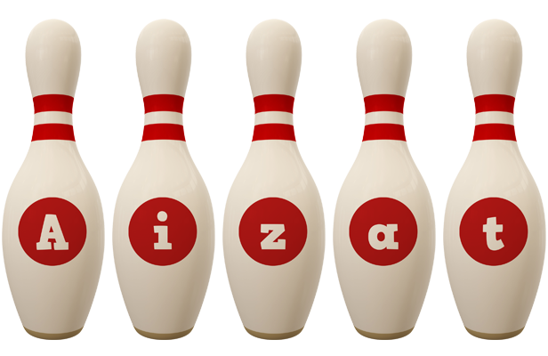 Aizat bowling-pin logo