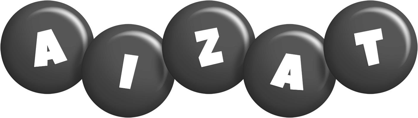 Aizat candy-black logo