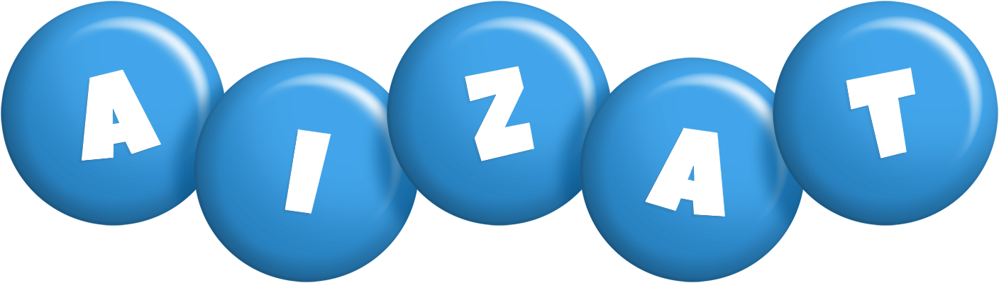 Aizat candy-blue logo