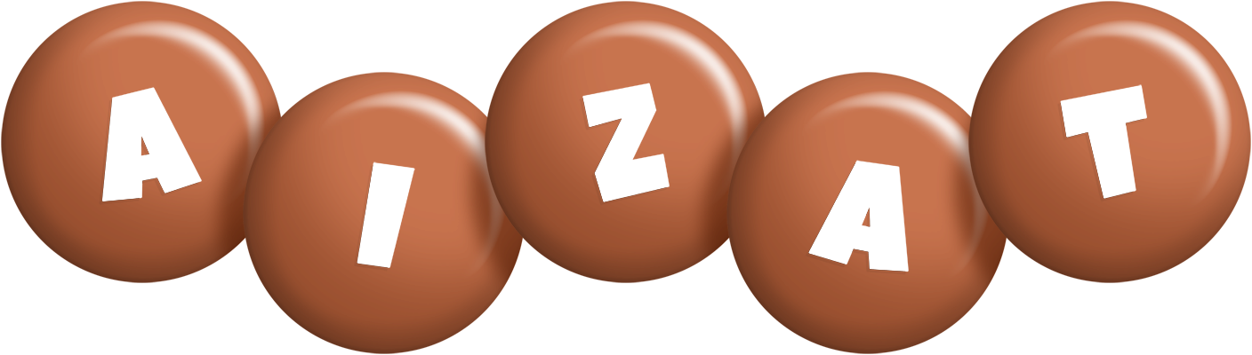 Aizat candy-brown logo