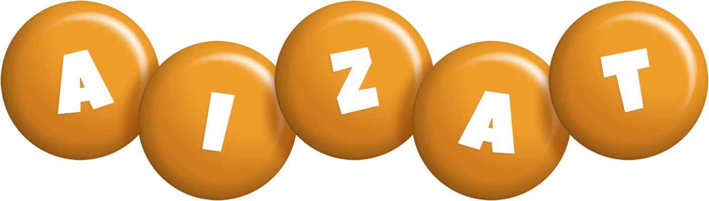 Aizat candy-orange logo