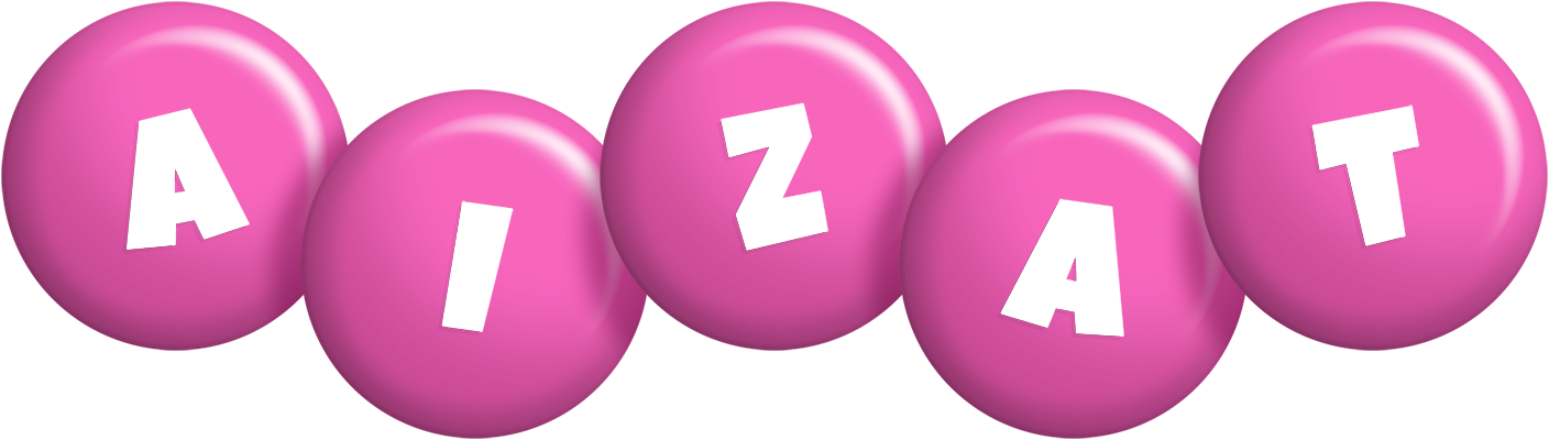 Aizat candy-pink logo