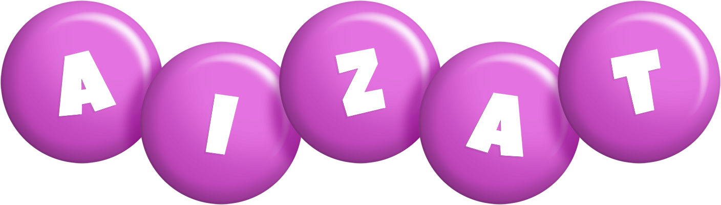 Aizat candy-purple logo
