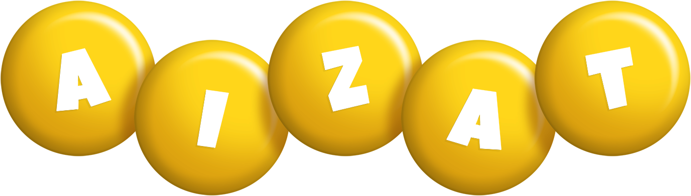 Aizat candy-yellow logo