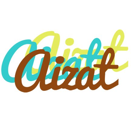 Aizat cupcake logo