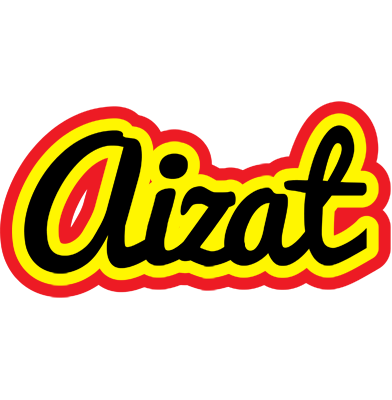 Aizat flaming logo