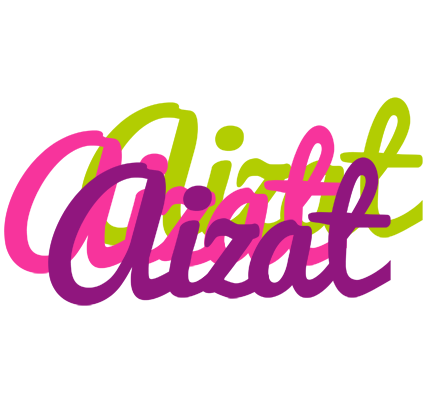 Aizat flowers logo