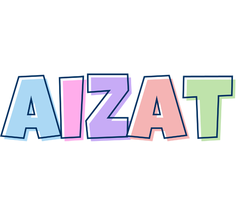 Aizat pastel logo