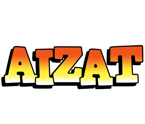 Aizat sunset logo