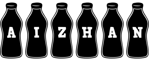 Aizhan bottle logo