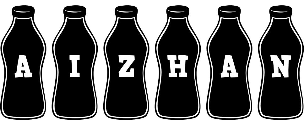 Aizhan bottle logo