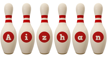 Aizhan bowling-pin logo