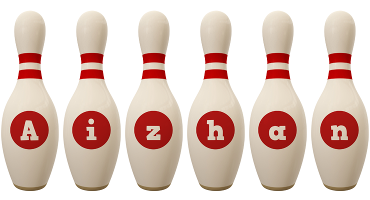 Aizhan bowling-pin logo