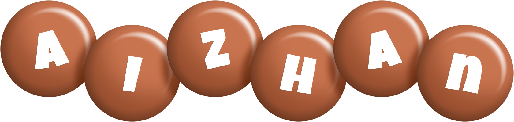 Aizhan candy-brown logo