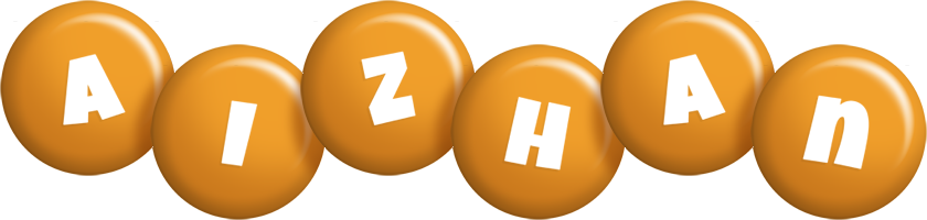 Aizhan candy-orange logo