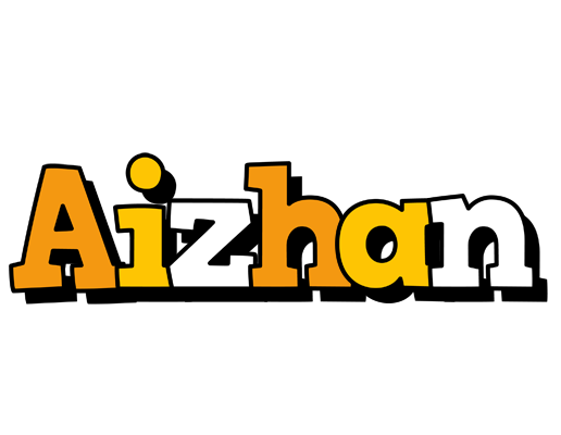 Aizhan cartoon logo