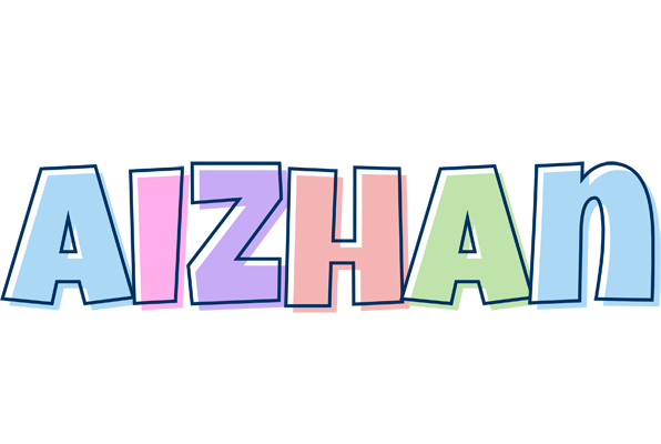 Aizhan pastel logo