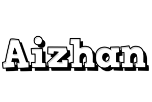 Aizhan snowing logo