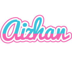 Aizhan woman logo