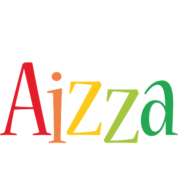 Aizza birthday logo