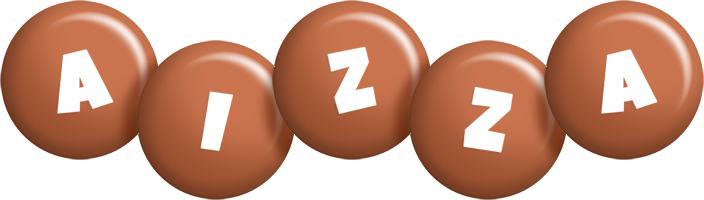 Aizza candy-brown logo