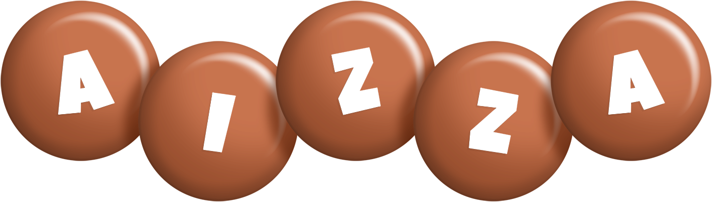 Aizza candy-brown logo