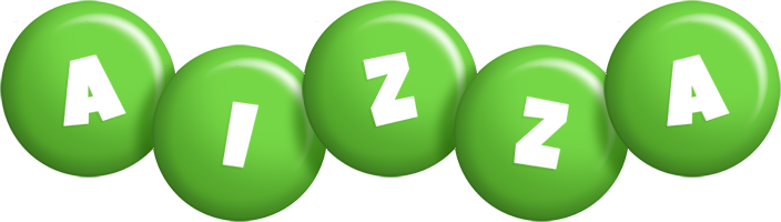 Aizza candy-green logo
