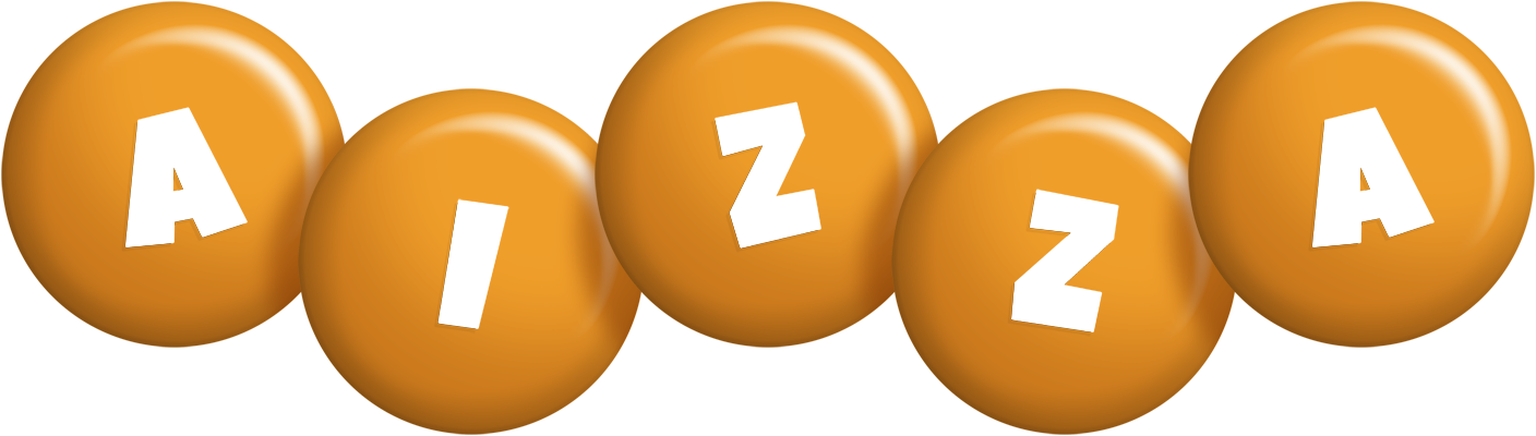 Aizza candy-orange logo