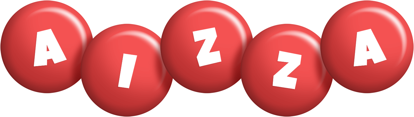 Aizza candy-red logo